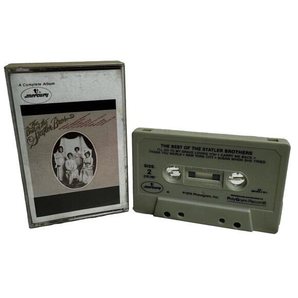 The Best Of The Statler Brothers Cassette Tape 1975 Phonogram Records Vintage - Picture 1 of 6